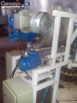 Prensa rotativa para paçoca rolha