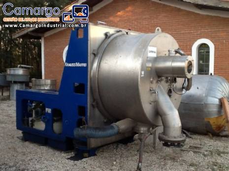 Centr�fuga industrial fabricante Krauss Maffei