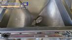 Silo de transferncia com rosca helicoidal transportadora inclinada em inox Maqinox