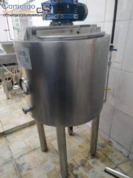Tanque pasteurizador para iogurtes inox Mundinox 200 litros