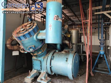 Compressor de ar de alta press�o isento de �leo 3 est�gios 260 kW Gardner Denver Belliss & Morcom modelo VH21 H3N
