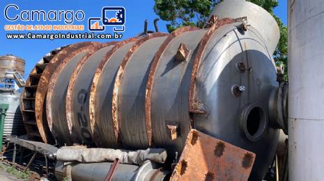 Tanque Inox  ( cristalizador ) 70 m3 - peso 14 tons