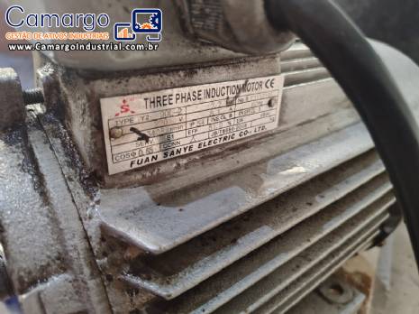 Motor Marca  FUAN SANY 2.2 KW 220V 3408 rpm com flange CDIM