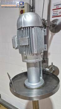 Agitador dispersor misturador homogeneizador em aço inox