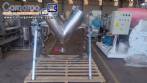 Misturador em V 100 litros em a�o inox