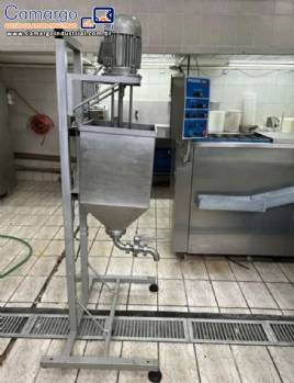 Misturador batedor para processamento de caldas 30 litros