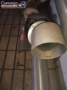 Rosca transportadora a�o inox 6 metros