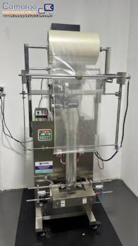 Embaladora empacotadora pneum�tica vertical com balan�a dosadora e datador
