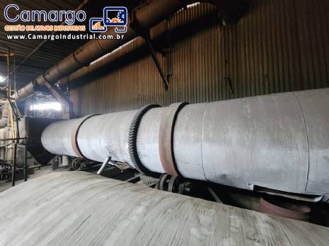 Secador rotativo em a�o inox 7,5 metros
