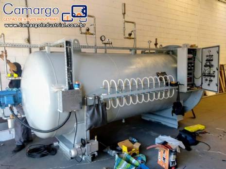 Autoclave horizontal para vidros blindados Pressure Autoclave horizontal para vidros blindados Pressure