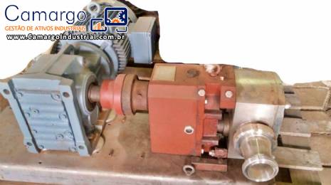 Bomba de lóbulos Fristan FLII-100L em inox Bomba de lóbulos Fristan FLII-100L em inox