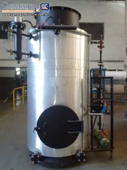 Caldeira em aço inox a lenha Caldeira em aço inox a lenha