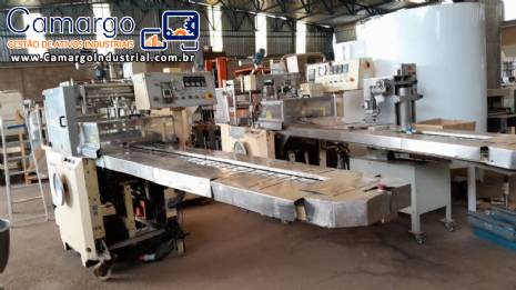 Embaladora celofanadeira Otto Haensel V3 aplicador de fitilho para embalar caixas em celofanes Embaladora celofanadeira Otto Haensel V3 aplicador de fitilho para embalar caixas em celofanes