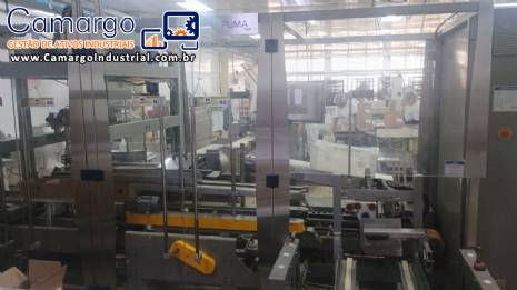 Encaixotadora automatica com alimentação pick and place embalagem flexíveis Masipack Encaixotadora automatica com alimentação pick and place embalagem flexíveis Masipack