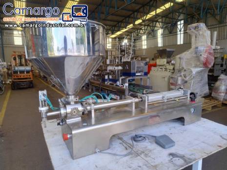 Envasadora em inox de bancada para líquidos e viscosos Envasadora em inox de bancada para líquidos e viscosos