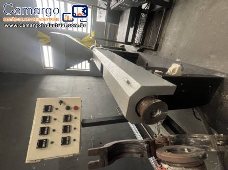 Extrusora para granulação de plásticos com degasagem 60 mm e motor 30 CV Extrusora para granulação de plásticos com degasagem 60 mm e motor 30 CV
