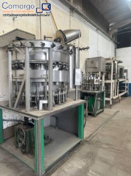 Linha para bebidas com gás gaseificada carbonatados refrigerantes Zegla, Fabrinox e Apema Linha para bebidas com gás gaseificada carbonatados refrigerantes Zegla, Fabrinox e Apema