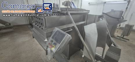 Misturador de pás em inox 2 eixos Simetria MMF 300 para carnes embutidos pet food massas alimentícias Misturador de pás em inox 2 eixos Simetria MMF 300 para carnes embutidos pet food massas alimentícias