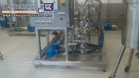 Pasteurizador tubular em inox 400 L Willis Pasteurizador tubular em inox 400 L Willis