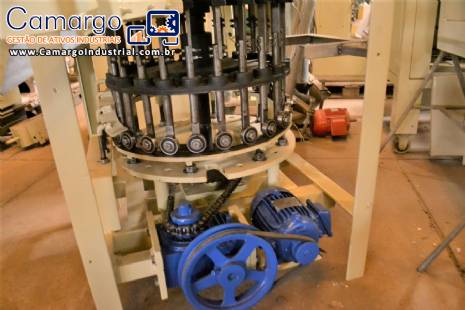 Prensa de paçoca quadrada automática 24 cavidades Prensa de paçoca quadrada automática 24 cavidades