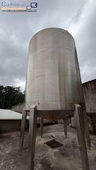 Tanque de armazenamento reservatório em inox Recinox 25.000 litros Tanque de armazenamento reservatório em inox Recinox 25.000 litros