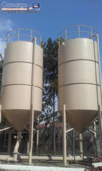 Tanque silo encamisado para armazenamento de glucose 20.000 litros Tanque silo encamisado para armazenamento de glucose 20.000 litros