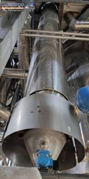 Trocador de calor de casco tubo DEDINI 35 m² de área de troca Trocador de calor de casco tubo DEDINI 35 m² de área de troca